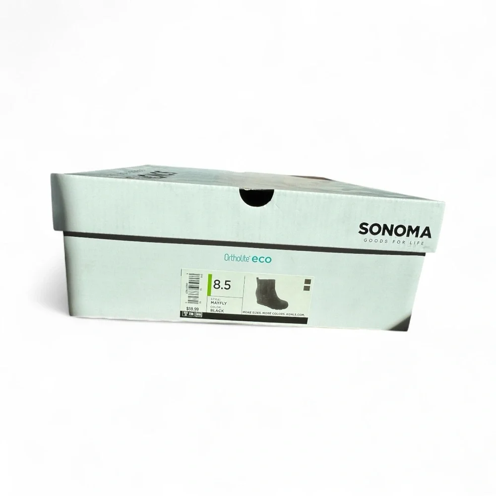 Sonoma Goods For Life Mayfly Hidden Wedge Ankle Boots – Black, Size 8.5 (NIB) - Picture 8 of 8